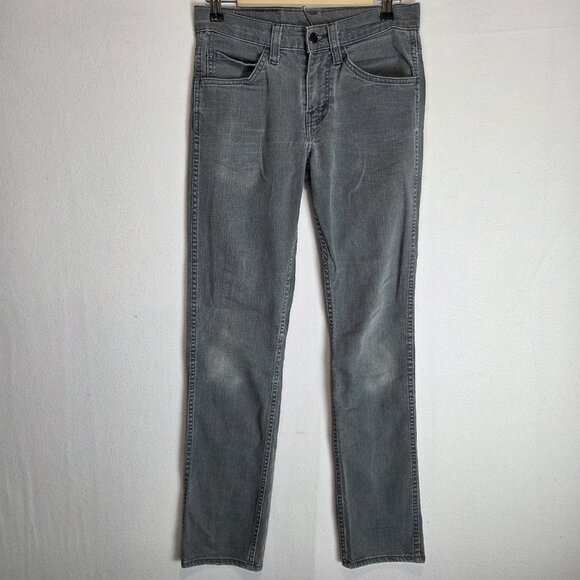 Levi's 511 Jeans Mens 29x30 Medium Wash Gray Denim Skinny Leg Pants Low Rise - Picture 1 of 10